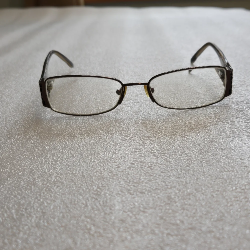 Oscar de la Renta Women’s Eyeglass Frames – Copper Metal & Brown Glasses Frames
